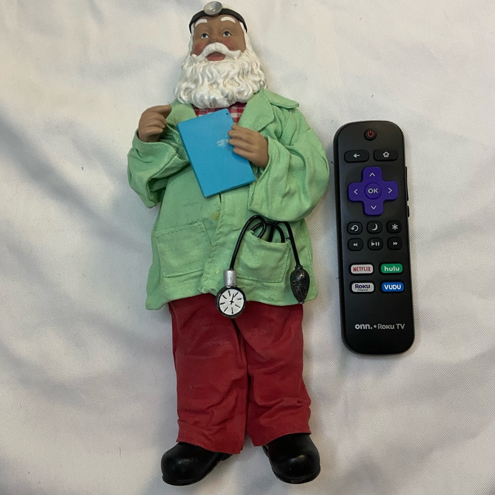 Kurt Adler Or Possible Dreams Doctor Santa Claus In Lab Coat Christmas